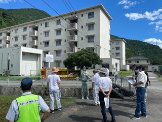 通学路点検のようす