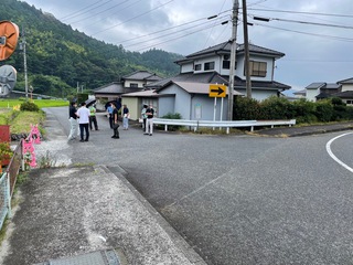 通学路点検のようす