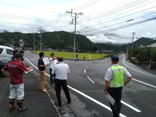 通学路点検のようす