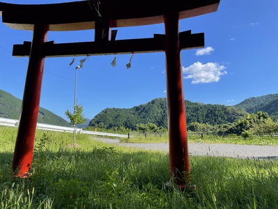 楮根八幡神社鳥居